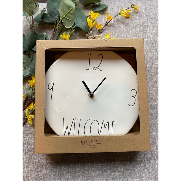 Rae Dunn Other - ✨SALE✨RAE DUNN Welcome Wall Clock